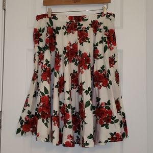 Hell Bunny Rose Skirt